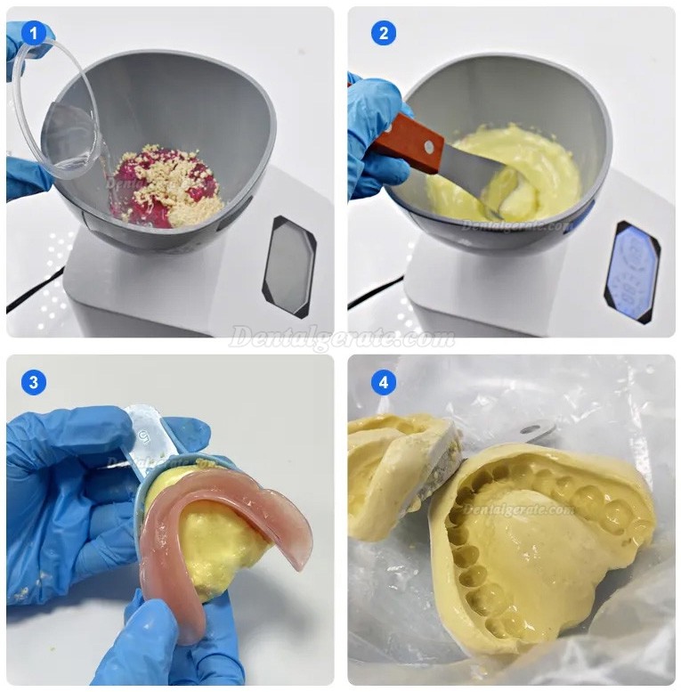 Dentallabore alginatmischer Gipsmischer mit 6 geschwindigkeitsstufen